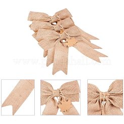 Льняной бантик&nbsp;DIY-PH0001-76