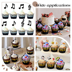Emballages de cupcakes avec notes de musique&nbsp;AJEW-WH0871-27