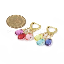 Серьги-кольца с градиентным цветом&nbsp;EJEW-JE06360