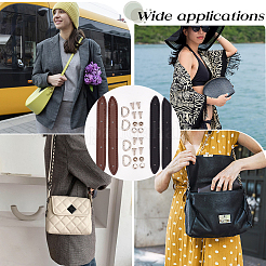 2 сумка 2 цвета микрофибры кожа подвесные застежки&nbsp;DIY-CL0002-41