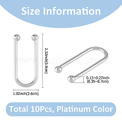 Зажимы для бикини из сплава 10 шт.&nbsp;FIND-FH0009-23P