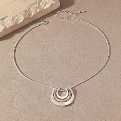 Полукруглые подвески из сплава с многослойным плетением&nbsp;FS-WGC51BC-01