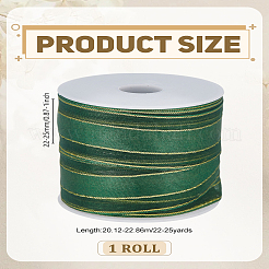 22~25 Yards einfarbige Organzabänder&nbsp;SRIB-LP0001-10E