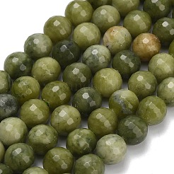 Бусы из натурального нефрита синьянг&nbsp;G-L642-F06-8mm