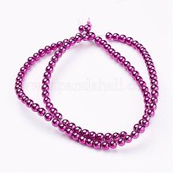 Non magnetici fili di perline di ematite sintetico&nbsp;G-P262-19-4mm-03