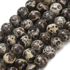 Нити бусин из натурального астроита и яшмы&nbsp;G-F814-A01-10mm