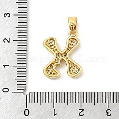 Pendentifs avec zircon cubiques à micro-pavés en laiton&nbsp;ZIRC-C012-01G-24