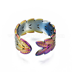 Манжетные кольца в виде листьев&nbsp;RJEW-N038-018