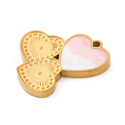 Подвески из нержавеющей стали 304 с эмалью&nbsp;STAS-Q338-03G