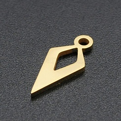 Pendentifs à lunette arrière ouverte en acier inoxydable 201&nbsp;STAS-R111-LA173-6