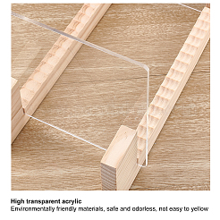 Scaffale per dischi in legno per grammofono&nbsp;AJEW-WH0010-43