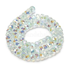 Прозрачные стеклянные бусины гальваническим пряди&nbsp;EGLA-K071-04B