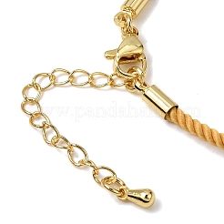 Fabrication de bracelets avec cordon en nylon rond torsadé de 2 mm&nbsp;MAK-F038-A13