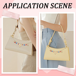 1 chaîne décorative en laiton pour sac&nbsp;HJEW-SC0003-25