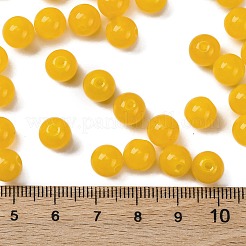 Nachahmung von Jadeglas-Saatperlen&nbsp;SEED-Z004-J8MM-02