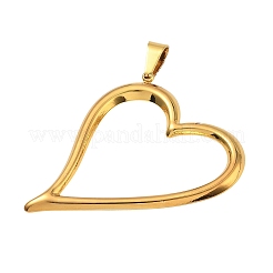 Pendenti cavi in acciaio inossidabile 304&nbsp;STAS-F355-02G