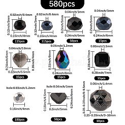 Смешанные стили стеклянные бусины нити&nbsp;EGLA-PA0001-06