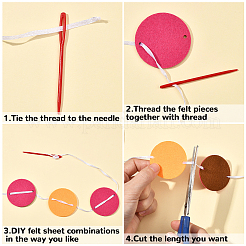2 сумка 2 стиля фетровые поздравительные баннеры на тему Дня благодарения&nbsp;HJEW-SP0001-29