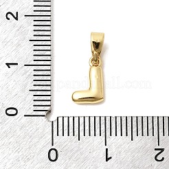 Buchstabenanhänger aus Messing&nbsp;KK-G554-22G-L