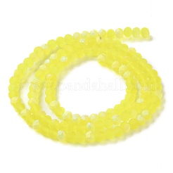 Прозрачные стеклянные бусины&nbsp;X1-EGLA-A034-T4mm-MB29