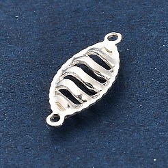 925 подвеска-подвеска из стерлингового серебра с полым коннектором 3D&nbsp;STER-F058-02S-02