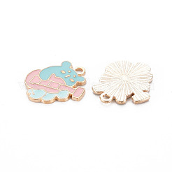 Подвески из эмали и сплава&nbsp;ENAM-N054-65B-NR