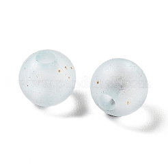 Матовые прозрачные акриловые бусины&nbsp;X1-OACR-F013-12G