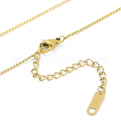 Ионное покрытие (ip) 304 нержавеющая сталь черная эмаль бостон цепи кулон сердце ожерелья для женщин&nbsp;NJEW-K276-13G