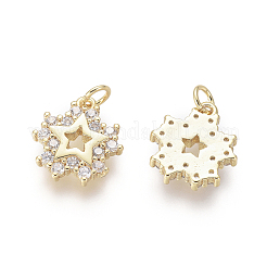 Латунь подвески&nbsp;ZIRC-L087-034G