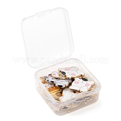 24pcs 6 pendentifs en émail en alliage de style&nbsp;ENAM-LS0001-88