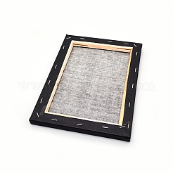 Panneaux en toile vierge tendue en lin&nbsp;DIY-WH0177-73B