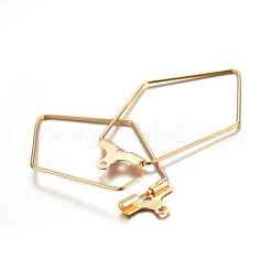 Ciondoli in acciaio inox 304&nbsp;X-STAS-F191-06G