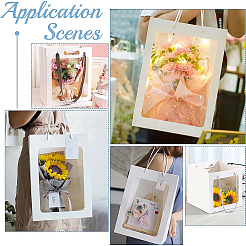 Крафт-бумажные пакеты с ручкой&nbsp;AJEW-BC0001-55C-B