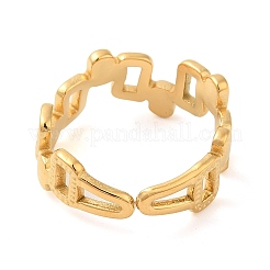 Кольца-манжеты из нержавеющей стали 304 полые открытые для женщин&nbsp;STAS-D085-35G