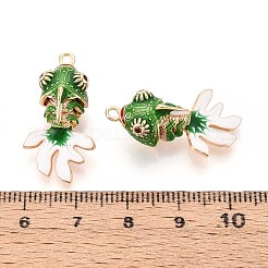 Латунь эмаль подвески&nbsp;KK-T071-27G-01