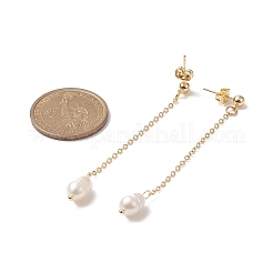 Orecchini pendenti con perle naturali&nbsp;EJEW-JE05221-02