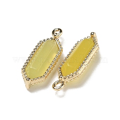 Подвески из натурального корейского нефрита с огранкой и двойным концом&nbsp;G-G181-05G-03