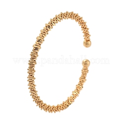 Латунь манжеты браслеты&nbsp;BJEW-F482-04G