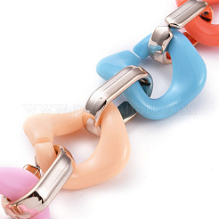 Chaînes de bordure en plastique ccb faites à la main&nbsp;X-AJEW-JB00656