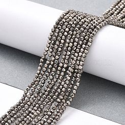 Стеклянные бусины с гальваническим покрытием &nbsp;X-GLAA-H021-01A-FP12