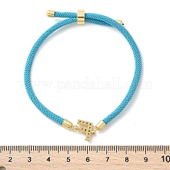 Pulseras de cuerda de nylon ajustable&nbsp;X-BJEW-C096-01G-06