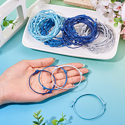 60pcs 4 Farben koreanische gewachste Polyester-Schnur-Armbandherstellung&nbsp;AJEW-CW0001-07