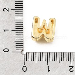 Barre distanziatrici iniziali in ottone con micro pavé di zirconi cubici trasparenti&nbsp;KK-E802-34G-W