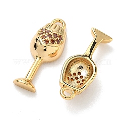 Латунные микро проложить кубического циркония подвески&nbsp;KK-A281-22G-02