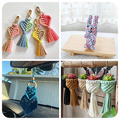 Cordon polyester macramé torsadé 60 brins&nbsp;OCOR-TA0003-48C