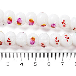 Impression de perles de verre pour la fabrication de colliers et de bracelets&nbsp;GLAA-B020-03A-03