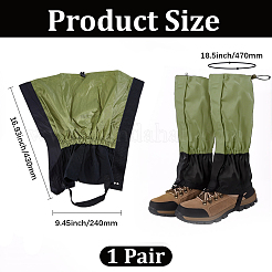 Polyester-Schneefußabdeckungen&nbsp;AJEW-GF0013-88B