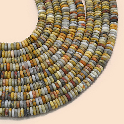 1 нить бусин из натурального матового агата&nbsp;G-PA0001-64