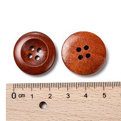 Boutons en bois avec 4 trou&nbsp;X-WOOD-S040-38-1