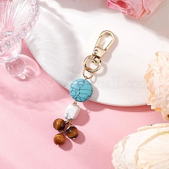 2 шт. подвеска из натуральных и синтетических драгоценных камней&nbsp;HJEW-JM02407